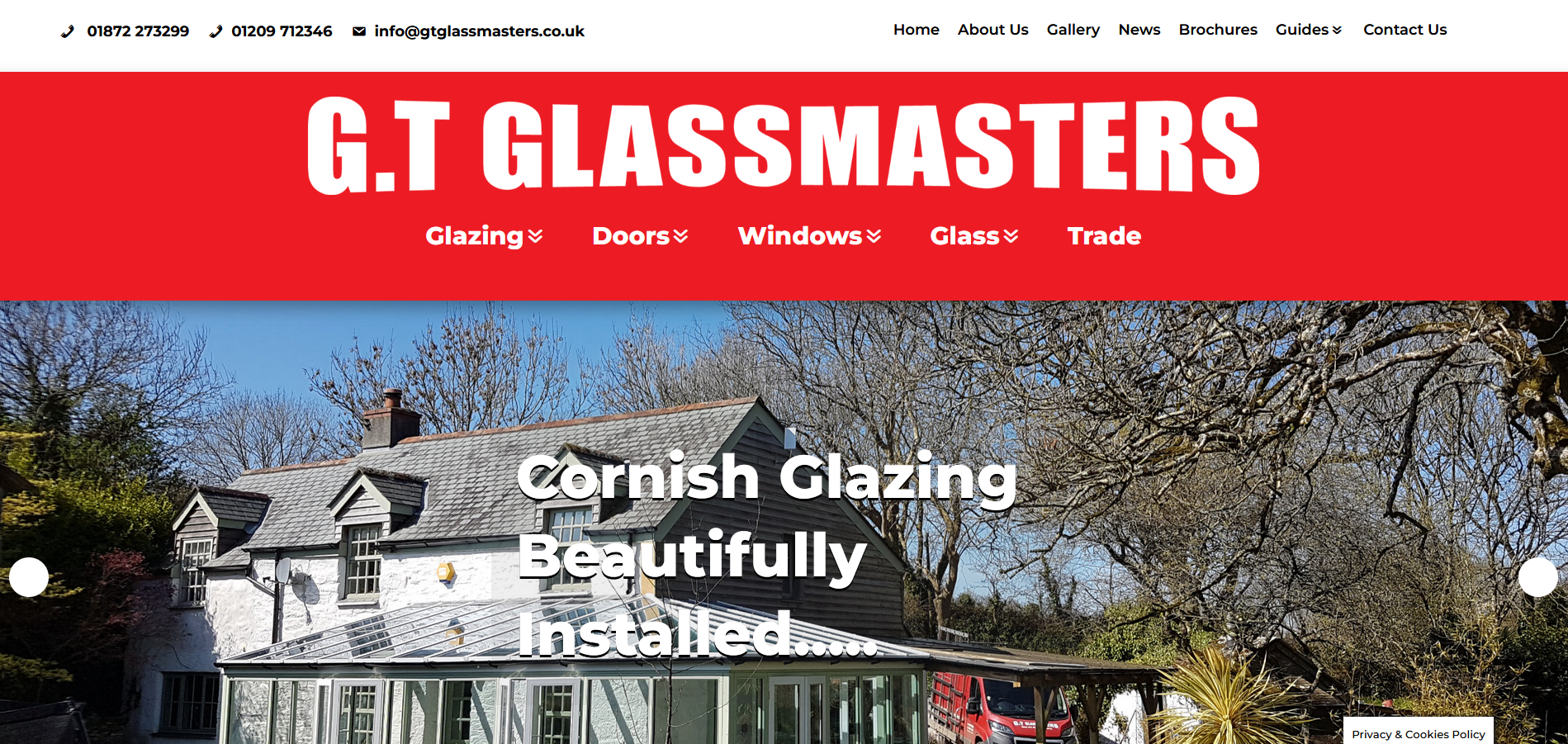 gtglassmasters GtGlassmasters website screenshot